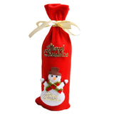 Santa,Claus,Snowman,Little,Bottle,Decoration