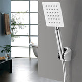 Stainless,Steel,Handheld,Shower,Square,Shape,Pressurized,Nozzle