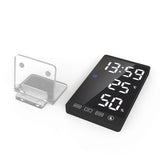 Smart,Mirror,CLock,Decorative,Phone,Charger,Alarm,Clock,Brightness,Digital,Clock,Weather,Temperature,Display