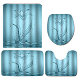 Transparent,Waterproof,Bathroom,Shower,Curtain,Toilet,Cover,Floor,Bathroom,Hooks