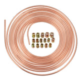 Universal,Copper,Nickel,Brake,Tubing,15Pcs,Nuts"