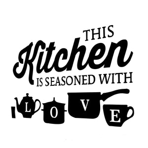 Creative,Sticker,Decal,Kitchen,Mural,Restaurants,Decorations