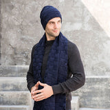 Solid,Color,Fashion,Casual,Beanie,Scarf,Gloves