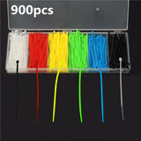 Suleve,900pcs,100x2mm,Locking,Nylon,Cable,Colors