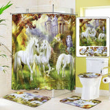 Bathroom,Toilet,Cover,Pedestal,Shower,Curtain