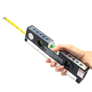 Loskii,Multipurpose,Laser,Level,Horizontal,Vertical,Measure,Aligner,Ruler,Bubbles