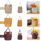 Foldable,Natural,Woven,Seagrass,Belly,Storage,Basket,Flower,Folding,Basket,Weaving,Dirty,Garment,Basket,Fruit,Basket