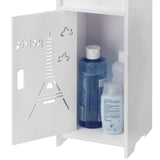 Bathroom,Toilet,Storage,Cabinet,Organizer,Standing,Bedroom,Cupboard,Holder,White