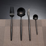 KCASA,Pieces,Grade,Stainless,Steel,Flatware,Matte,Dinnerware,Cutlery,Tableware