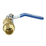 Brass,Valves,Piece,Inline,Lever,Handle,Female,Thread"