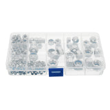 Suleve,MXSN4,170Pcs,Stainless,Steel,Assortment,Nylon,Insert,Locknut