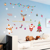 Miico,SK9229,Christmas,Sticker,Cartoon,Removable,Stickers,Decoration