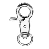 10Pcs,Silver,Alloy,Swivel,Lobster,Clasp,Round