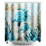 Bathroom,Shower,Curtain,Polyester,Waterproof,Turtle,Hooks