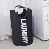 Large,Oxford,Cloth,Laundry,Basket,Foldable,Portable,Fabric,Storage