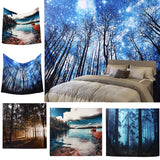 Forest,World,Tapestries,Hanging,Paper,Tapestry,Bedspread,Decor