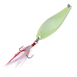 Luminous,Swivel,Spoon,Blade,Sequins,Metal,Fishing,Lures