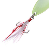 Luminous,Swivel,Spoon,Blade,Sequins,Metal,Fishing,Lures