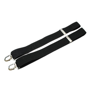 Womens,Fashion,Clips,Black,Cross,Strap,Suspenders