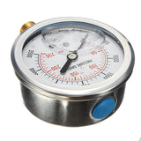 Hydraulic,Liquid,Filled,Pressure,Gauge