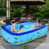 Intime,110CM,130CM,150CM,180CM,210CM,Inflatable,Swimming,Thicken,Square,Adult,Water,Outdoor,Bathub,Family