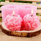 Flexible,Flower,Mould,Silicone,Candle,Making