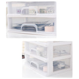 Clear,Makeup,Cosmetic,Organizer,Table,Drawer,Holder,Jewelry,Storage