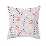 Merry,Christmas,Pillow,Polyester,Pillow,Cover,Santa,Claus,Pattern,Decorative,Cushion,Cover