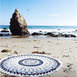 150cm,European,Style,Polyester,Fiber,Beach,Towel,Round,Sheet,Tapestry,Tablecloth