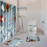 Christmas,Snowman,Shower,Curtain,Toilet,Cover,Cushion