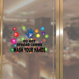 Epidemic,Prevention,Window,Background,Washing,Hands,Healthcare,Sticker,Floor,Decor