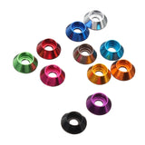 Suleve,M3AN6,10Pcs,Screw,Gasket,Washer,Aluminum,Alloy,Multicolor