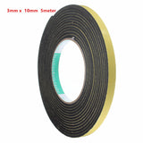 50003x10mm,Black,Single,Sided,Adhesive