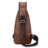 IPRee,Men's,Theft,Chest,Leather,Shoulder,Camping,Travel,Hiking,Crossbody