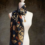 Women,Floral,Pattern,Elegant,Scarf,Shawl