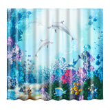 Waterproof,Shower,Curtain,Underwater,World,Dolphin,Bathroom