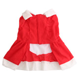 Puppy,Christmas,Santa,Claus,Dress,Clothes,Costume,Apparel,Coats