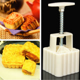 Square,Moonake,Baking,Mooncake,Pastry,Biscuit,Press,Mould,Flower,Cooking