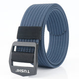 TUSHI,Military,Tactical,Belts,Security,Elastic,Weave,Stretch,Thick,Nylon,Waist