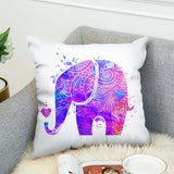 Bohemian,Style,Elephant,Printing,Cushion,Cover,Linen,Cotton,Throw,Pillow,Office