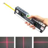 Loskii,Multipurpose,Laser,Level,Horizontal,Vertical,Measure,Aligner,Ruler,Bubbles