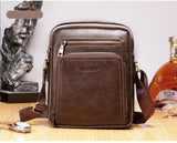 Men's,Leather,Crossbody,Shoulder,Messenger,Business,Travel,Handbag