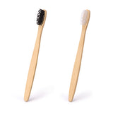 Friendly,Bamboo,Charcoal,Bristles,Bamboo,Handle,Manual,Toothvrushs,Adult