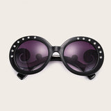 Women,Retro,Shape,Diamond,Decoration,Protection,Fashion,Sunglasses