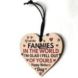 Wooden,Heart,Plaque,Funny,Mothers,Heart,Gifts,Novelty,Daughter,Decorations