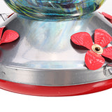 21x11cm,Feeder,Plastic,Flower,Feeder,Stained,Durable,Glass,Bottle,Hummingbird,Feeder