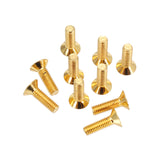 Suleve,M3AH1,10Pcs,M3*10,Countersunk,Socket,Screws,Steel,Alloy,Titanium,Plating