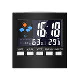 Loskii,Digital,Temperature,Humidity,Alarm,Clocks,Weather,Station,Display,Clock