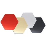 12Pcs,12.6cm,Mirror,Sticker,Vinyl,Hexagon,Removable,Acrylic,Mirror,Decor