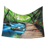 Forest,Tapestry,Hanging,Throw,Bedspread,Beach,Towel,Cloth,Decor